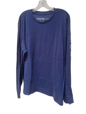 Municipal Blue Logo Long Sleeve Top - Men's XXL